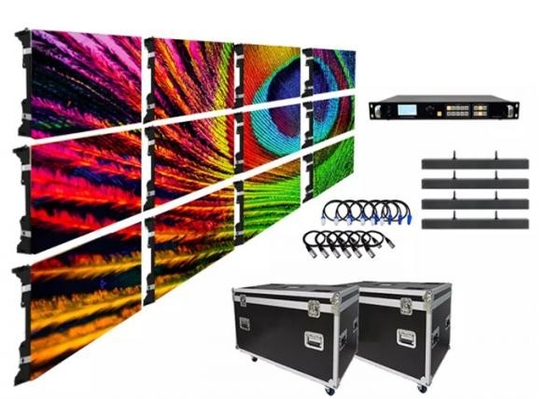 نمایشگرهای LED کنسرت 3.91 میلی متری در فضای باز ارائه کابینت تمام رنگی 500 میلی متر در 1000 میلی متر