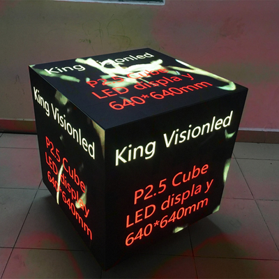 پانل های دیواری ویدئویی LED داخلی 4k P2.5 مکعب روبیک تبلیغاتی با آهنربا