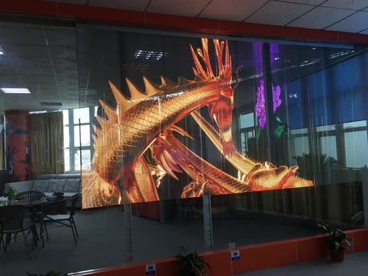پانل LED شفاف 4K کاشی های تصویری LED P3.91 تبلیغات تبلیغاتی آلومینیومی