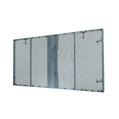 پنجره شفاف شیشه ای LED صفحه نمایش پرده ای تصویری تلویزیون دیواری P10.4MM