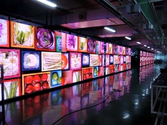 صفحه نمایش تلویزیون دیواری 4k LED داخلی تمام رنگی سوپرمارکت برای کنسرت صحنه