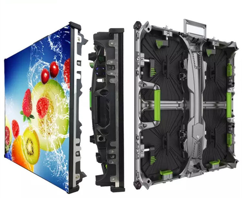 صفحه نمایش منحنی LED قابل تنظیم P3.91، دیوار ویدئویی داخلی اجاره 110-220 ولت