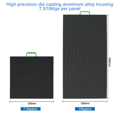 پانل صفحه نمایش LED تبلیغات داخلی 500X1000mm Pantalla P3 P3.91