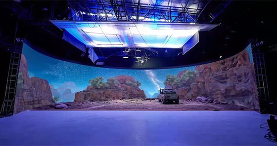 XR Studio Background Wall Wall Indoor 3D Immersive Hd Led Display Movie تولید مجازی نمایشگر LED اجاره ای صفحه نمایش LED