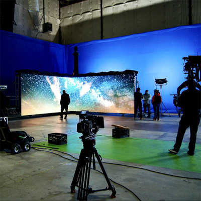 صفحه نمایش فراگیر Vfx Vp Virtual Production Movie Studio Wall 7680hz Hd P2.6 Indoor Led Display