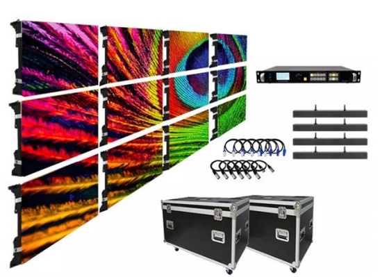 پانل آلومینیومی ریخته گری 500x500 میلی متری داخلی تمام رنگی صفحه نمایش LED P2.6 P2.9 P3.91