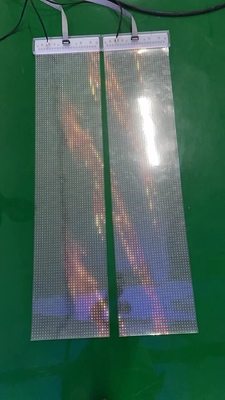 صفحه نمایش LED با شفافیت بالا، فیلم داخلی پرده منحنی نرم، P7.5 P10 کارخانه چین