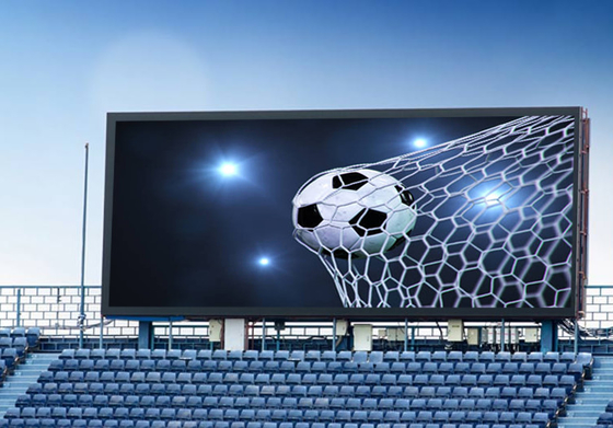 نمایشگر LED تبلیغاتی تمام رنگی محیط ورزشگاه فوتبال در فضای باز P6.67 P8 P10 صفحه نمایش LED