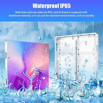 صفحه نمایش LED سه بعدی ضد آب HD Naked Eye LED بیلبورد تبلیغاتی در فضای باز دیجیتال P6 P8 P10