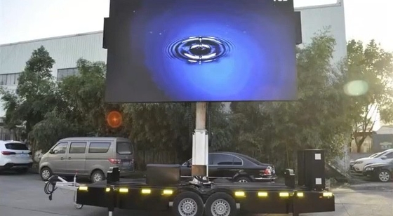 ثابت کامیون موبایل LED صفحه نمایش موبایل دیجیتال LED بیلبورد تبلیغاتی کامیون تجاری خودرو