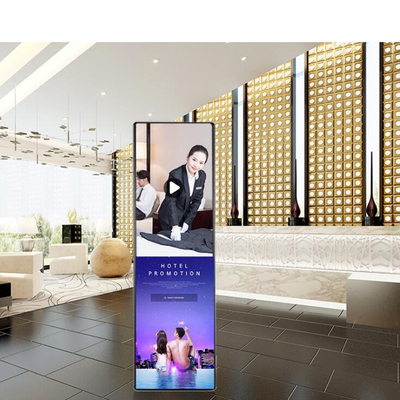 P1.8 / P2.5 آینه پوستر داخلی LED دیوار ویدئویی برای صفحه نمایش تبلیغات تجاری فروشگاه 1080P