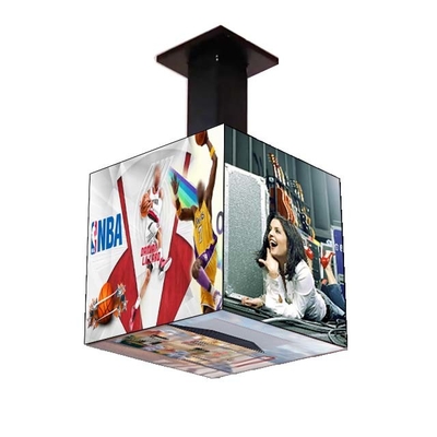 جعبه جادویی تبلیغاتی تجاری 4 - کنترل هوشمند 5 وجهی نمایشگر LED مکعبی
