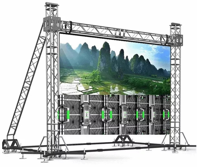 4mx3m P3.91mm صفحه نمایش LED غرفه DJ برای فعالیت اجاره صحنه